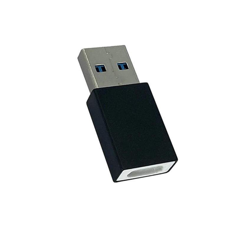 Универсальный адаптер USB C - A с блокировкой данных для безопасной зарядки