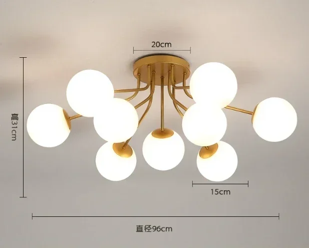 

Стеклянная LED люстра