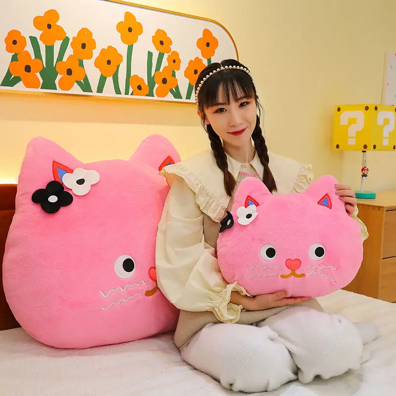 Плюшевые игрушки для котят милая плюшевая подушка кошек сна Подушка офиса