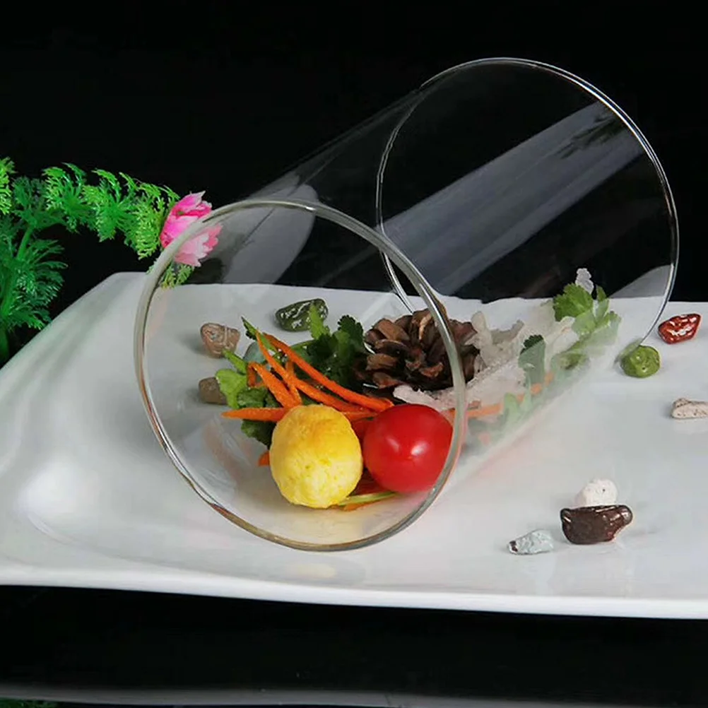 

Glass Tableware Fresh Food Bowl Clear Salad Fruit Vegetable Veggie Tray Storage Container Bandejas Para Comida