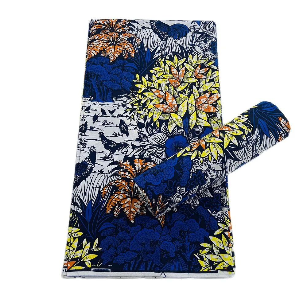 

Новый 100% хлопок оригинальный настоящий воск Высокое качество восковая ткань Анкара ткань 2022 Африканский принт ткань африканская ткань