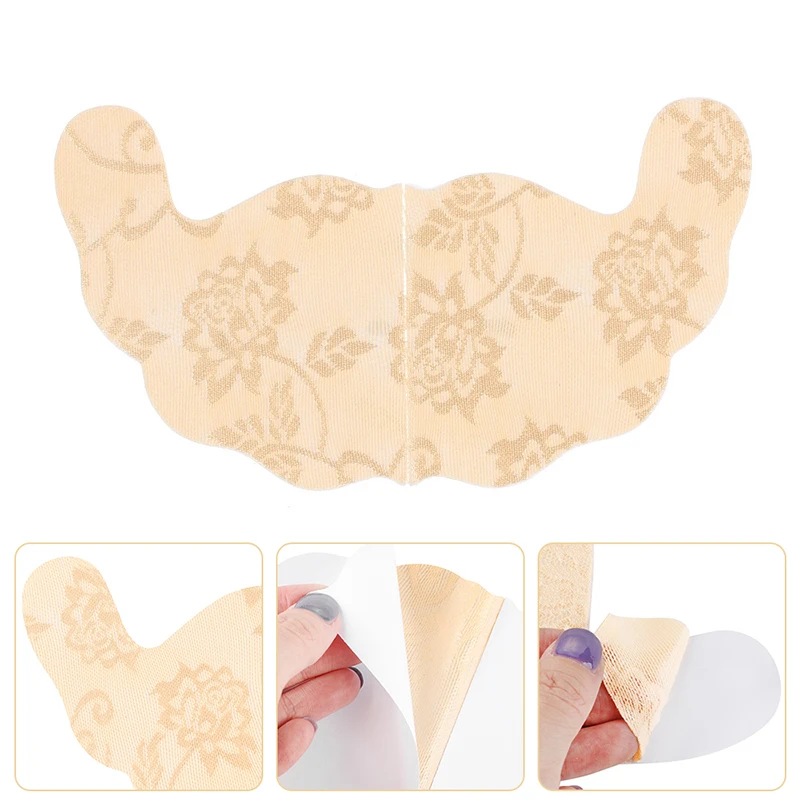 Ladies Self Adhesive Disposable Bra Sticker Invisible Breast Lift Tape Lace Stick Gel U Shape Bra Pad Plus Size Push Up Sticker images - 6
