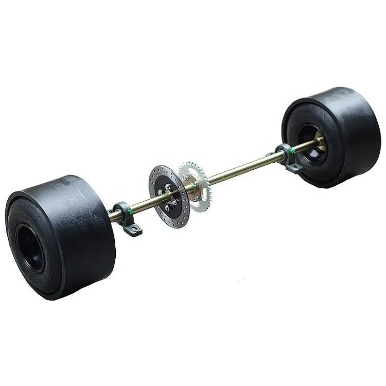 

GO KART KARTING ATV UTV Buggy 100CM Rear Axle Sprocket Brake Disc Rotor With 5 Inch Rim Wheel Drift Trike Cover