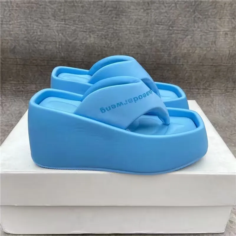 Ladies Slippers Casual Flip-flops Women Increased Platform Slippers