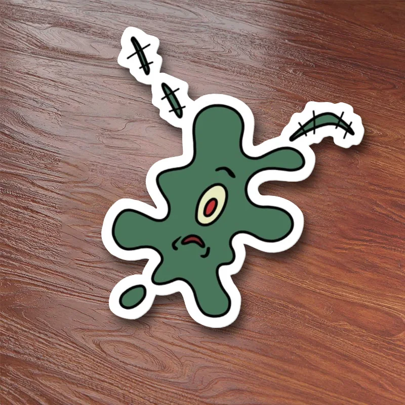 Виниловые наклейки Splattered Plankton для автомобилей, мотоциклов и ноутбуков - матовая отделка, легко наносятся на пластик, дерево. (art.: 3920da2ef4d03) - 3920da2ef4d03