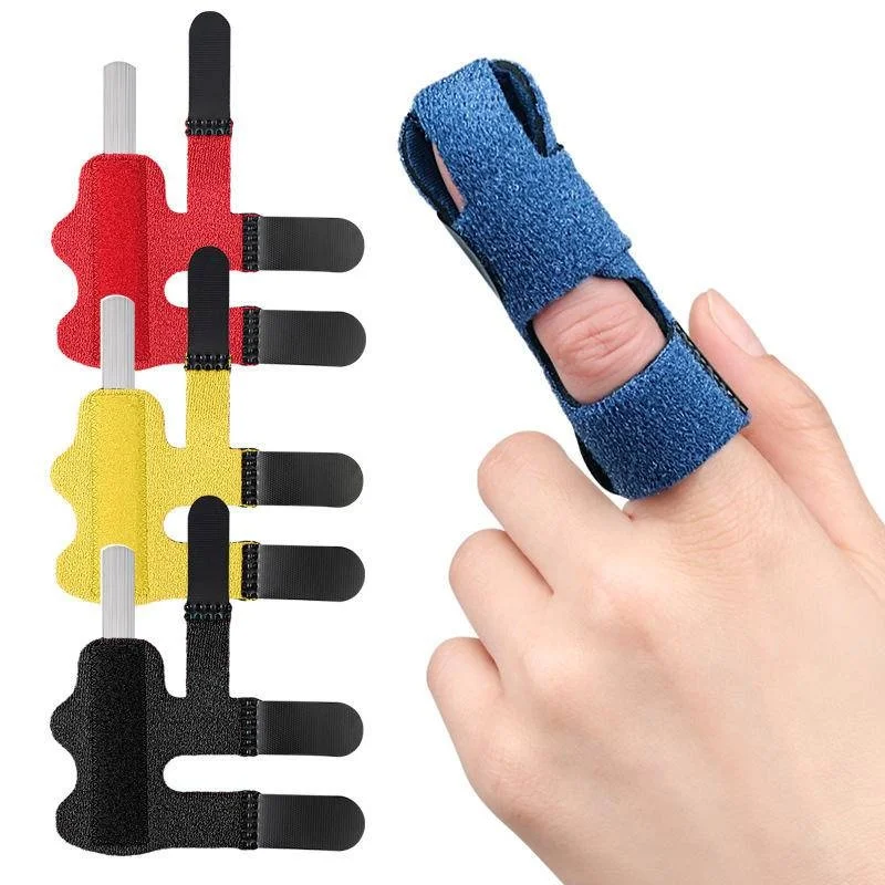 

Finger Splints Soft Fabric Upgraded Support Braces for Arthritis Pain Relief Broken Fingers Straighteing Protection Corrector