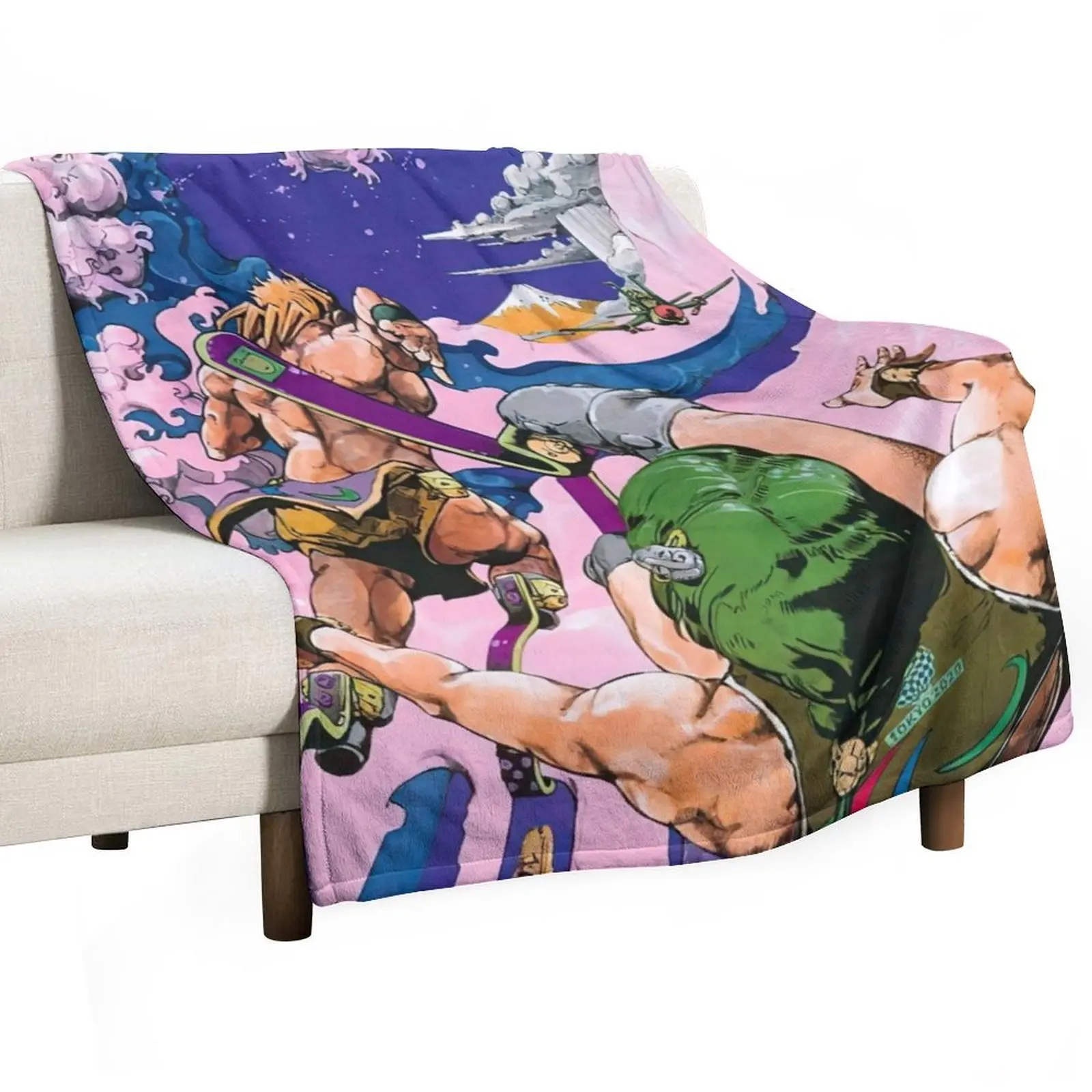 Аниме Araki параболический плед спальный мешок идея для подарка на День святого