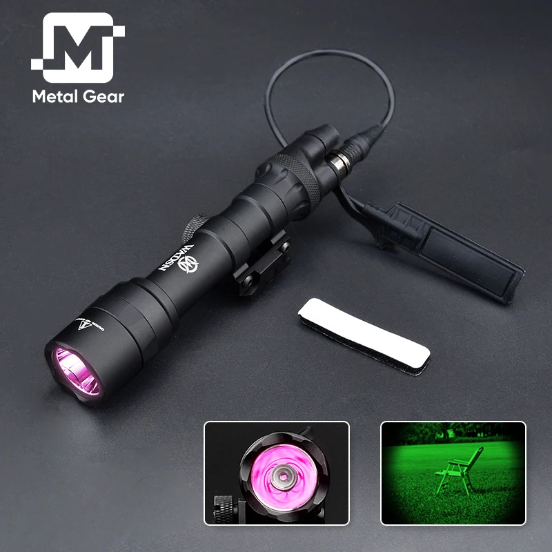 Tactical Surfir IR Flashlight 850nm Infrared Light Airsoft M600 M600U Weapon Scout Light 300Lumen LED Night Vision Fit Picatinny