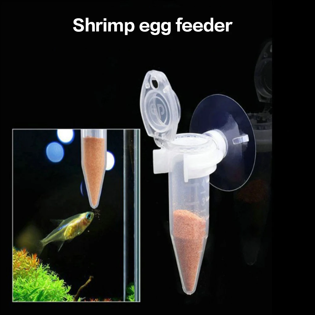 

Automatic Small Fish Feeder Aquarium Red Worm Funnel Cup Fish Food Feeding Tool Aquarium Accessory With Suction Cup