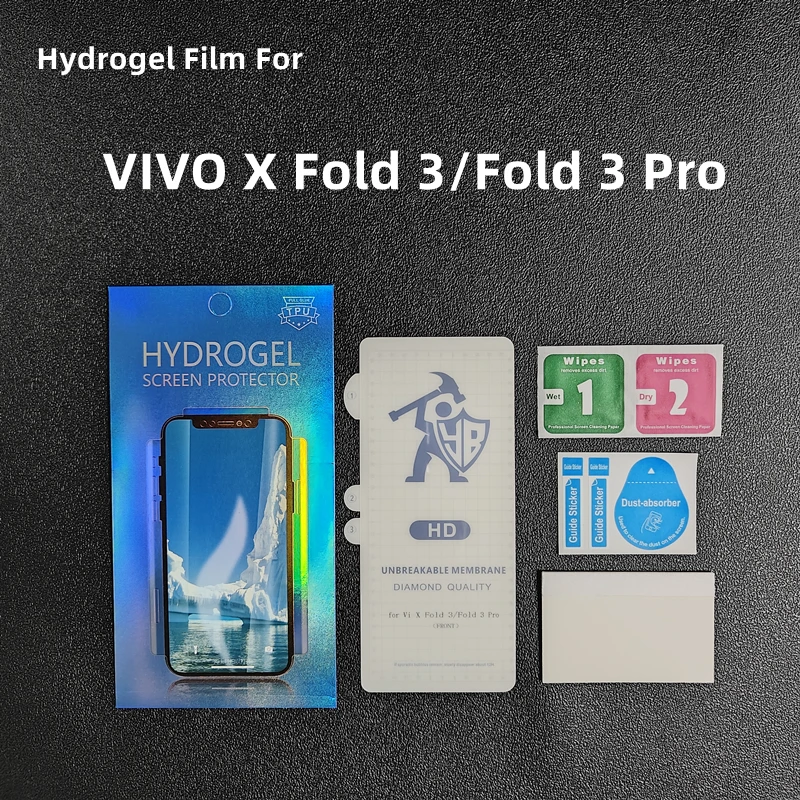 2/3/4 шт. Гидрогелевая Защитная пленка для VIVO X Fold 3 Pro