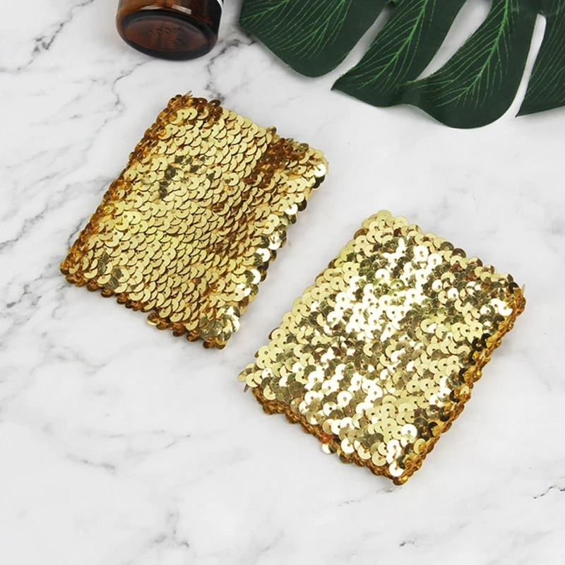 Женские модные блестящие манжеты на запястье эластичные Блестящие рукава руку