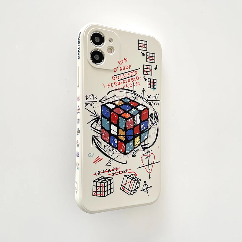 

Brain game birthday present soft silicon Phone Case For apple iPhone 12 Pro Max 7 8 Plus X XS XR 11 SE 10 Lens protection cover