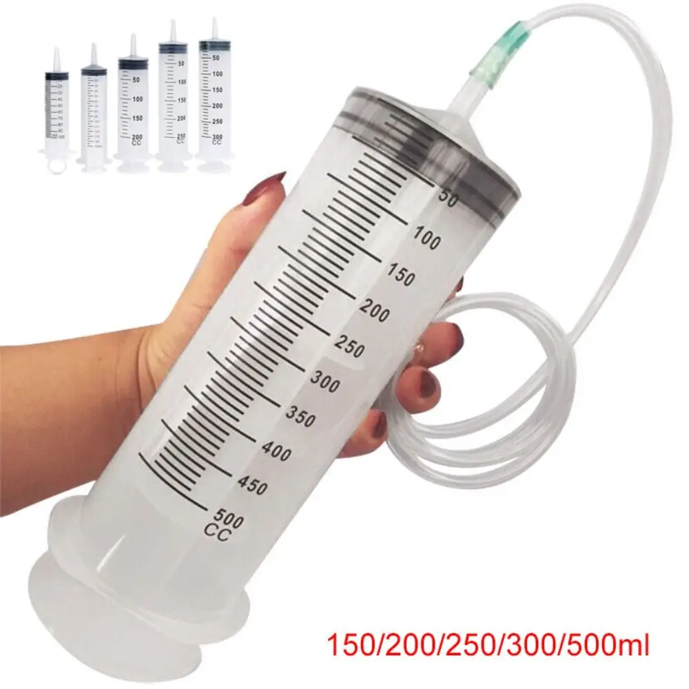 

Feeding Large Reusable Measuring Pump Big Capacity Nutrient Syringes 1.3m Tube Syringe Hydroponics Ink 150/200/250/300/500ml