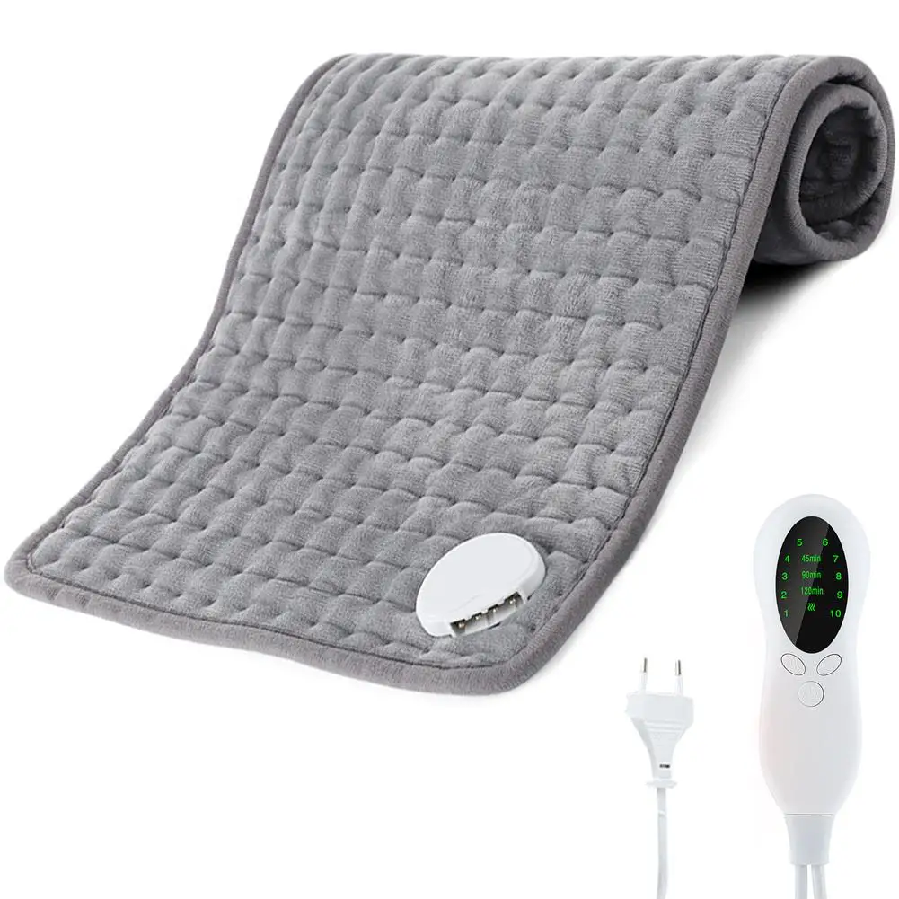 10 Blanket Pad Cushion Temperature Heat For Warm Heated Shut-off Heating Neck Electric Back With Levels Automatic 60x30cm Quick