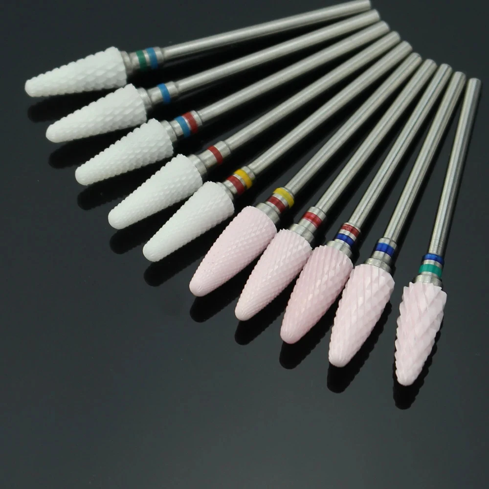 Новинка конусное Карбидное вольфрамовое сверло для ногтей фреза маникюра пилки