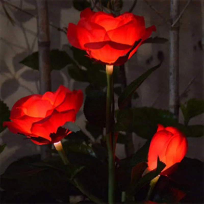 

Solar Rose Flower Lamp Solar Flamingo Lamp Solar Lamp Outdoor Landscape Lights Waterproof Balcony Patio Villa Garden Decoration