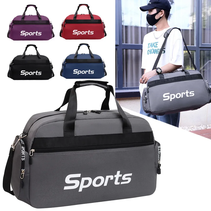 

Large Capacity Sports Bag Training Gym Bag Men Woman Fitness Bags Waterproof Durable Handbag Multifunction Travel Shoulder Bags