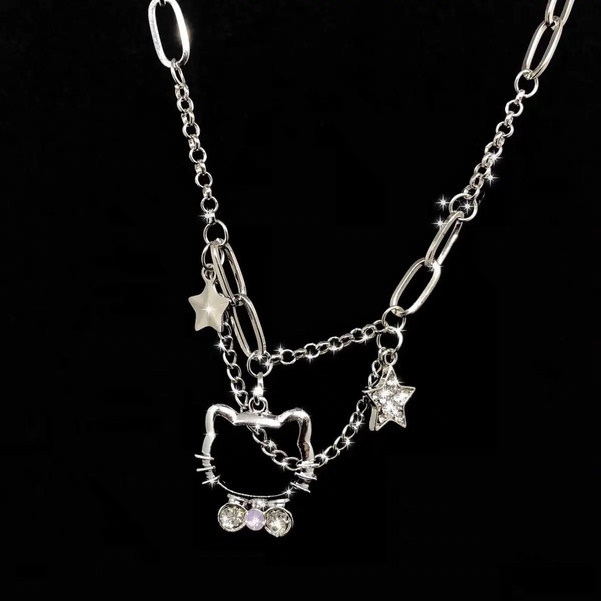 

Женский чокер в стиле Харадзюку, с Hello Kitty