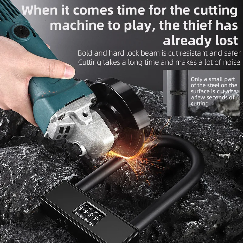 Велосипедные замки WEST BIKING U-образный навесной замок для электрического скутера