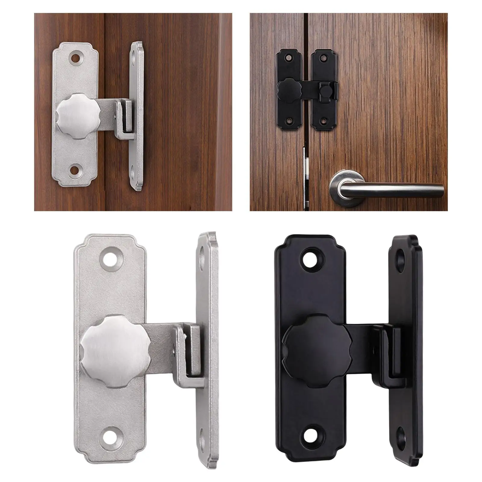 Замок-защелка для раздвижной двери сарая с винтами замки из нержавеющей стали