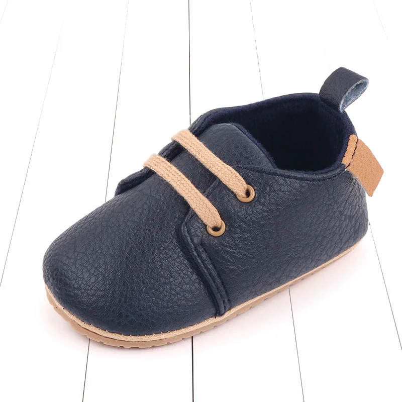 

Soft Leather First Walkers for Newborn Baby Boys Girls Toddler Sneakers Moccasins Walking Shoes Anti-slip Khaki Black Prewalkers
