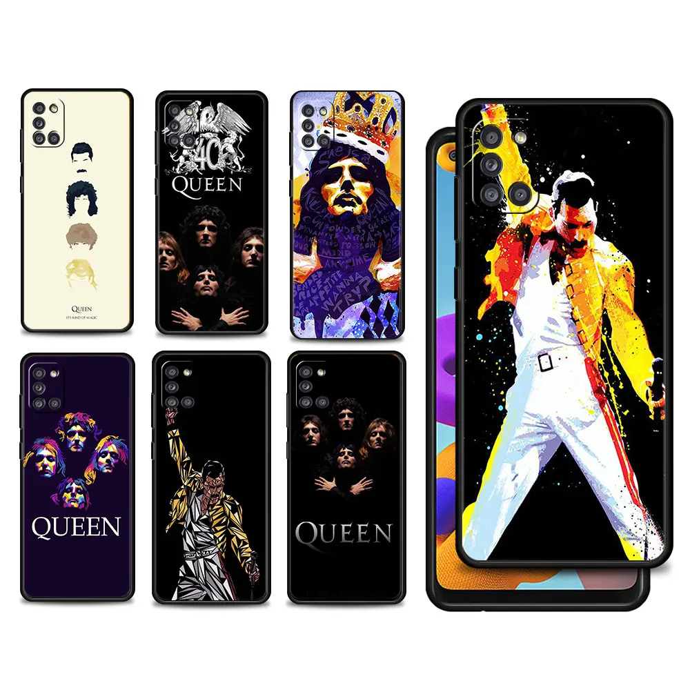 

Freddie Mercury Queen band Cases Celular Case For Samsung Galaxy A51 A12 A52 A41 A71 A21s A31 A72 A02s A32 4G A53 A33 A22 A13