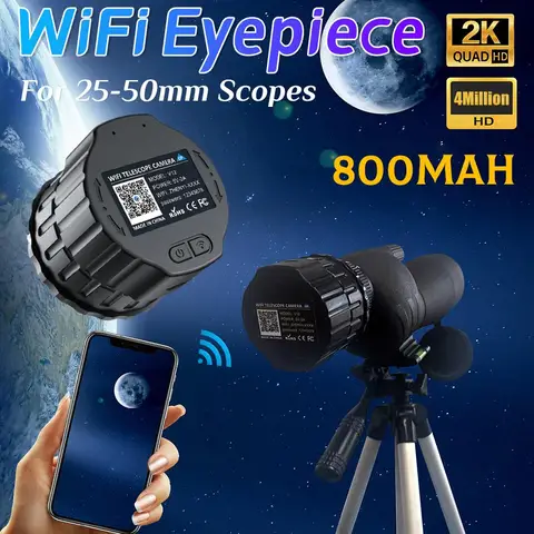 APWIKOGER 4 мегапиксельная WiFi-камера для телескопов