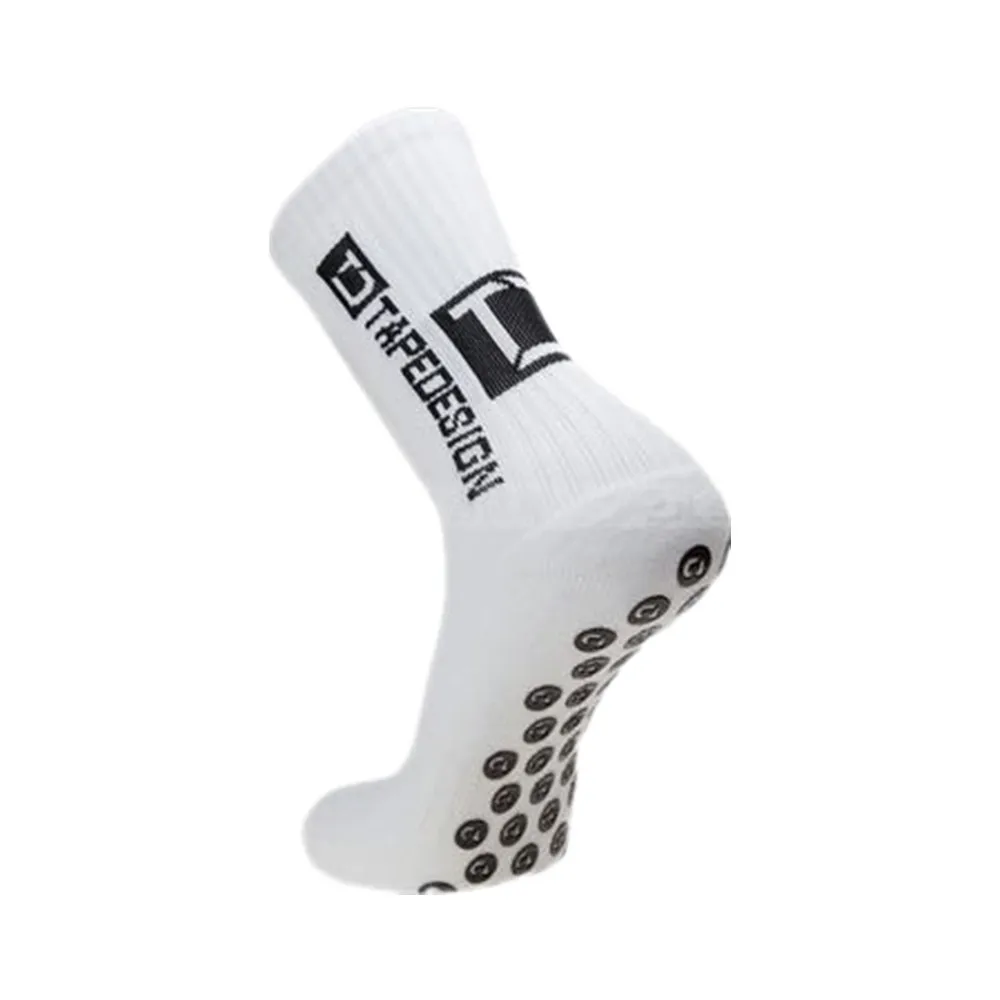 Football socks,men's mid length socks,black large suction cup,glue resistant,thickened towel bottom,basketball socks