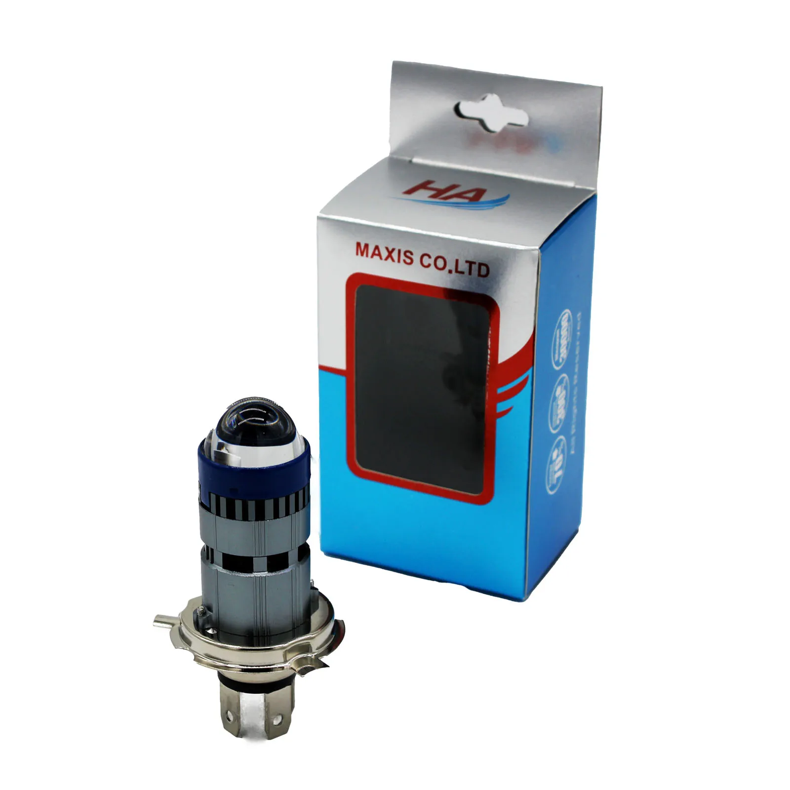 12 В H4 BA20D светодиодная фара для мотоцикла В-80 постоянного тока 3000 лм 6500 К