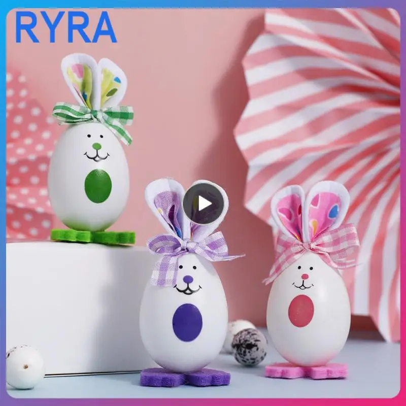 

Round Easter Eggs Bright Colors Diy Multi Size Colorful Bunny Eggs Easter Party Interior Decoration Easter Plastic Bunny Egg