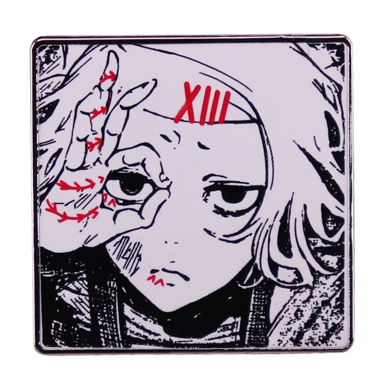 Эмалированная булавка Juuzou для манги аниме Токийский Гуль брикет значок подарок