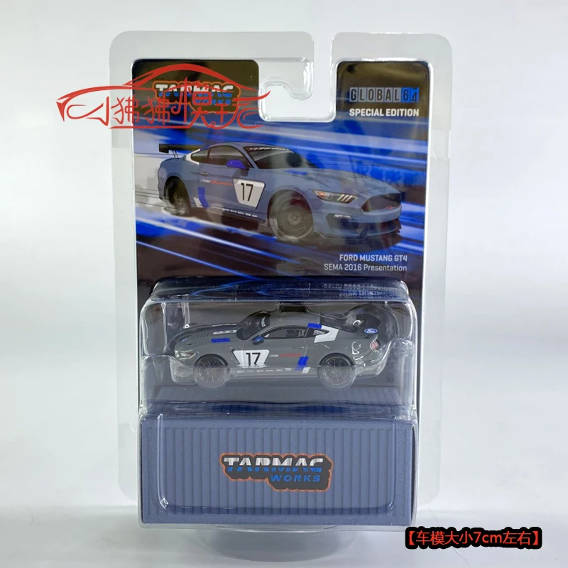 TW Tarmac работает 1:64 для Ford Mustang Shelby GT350R GT4 коллекция литых под давлением моделей автомобилей