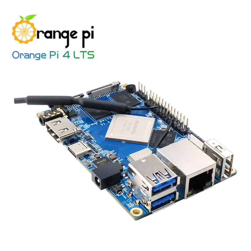 Orange Pi 4 LTS Гб LPDDR4 + 16 EMMC Rockchip RK3399 поддержка Wi-Fi BT5.0 Gigabit Ethernet запуск Android Ubuntu Debian OS