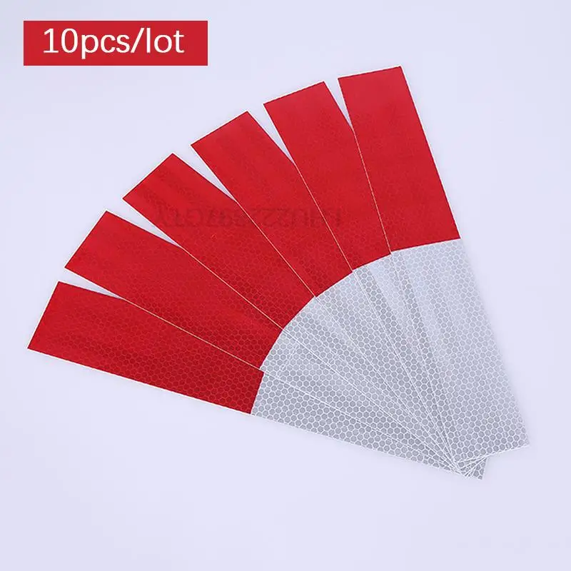 

10Pcs 30*5cm Car Truck Reflective Safety Tape Warning Night Light Waterproof