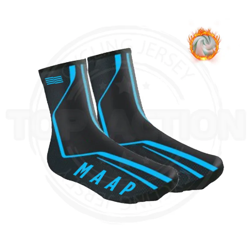 

2022 Maap Men Newest Winter Thermal Cycling Shoe Cover Sport Men's MTB Bike Shoes Covers Warm Bicycle Overshoes Cubre Ciclismo