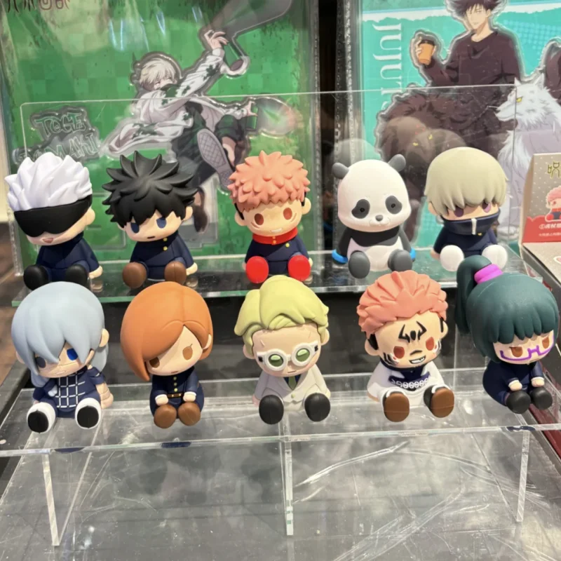Фото Подлинная кукла Jujutsu Kaisen Blind Box Satoru Gojon Itadori Yuji Action Doll Fushiguro Megumi Kugisaki Nobara Doll Аниме Фигурка Игрушка №2