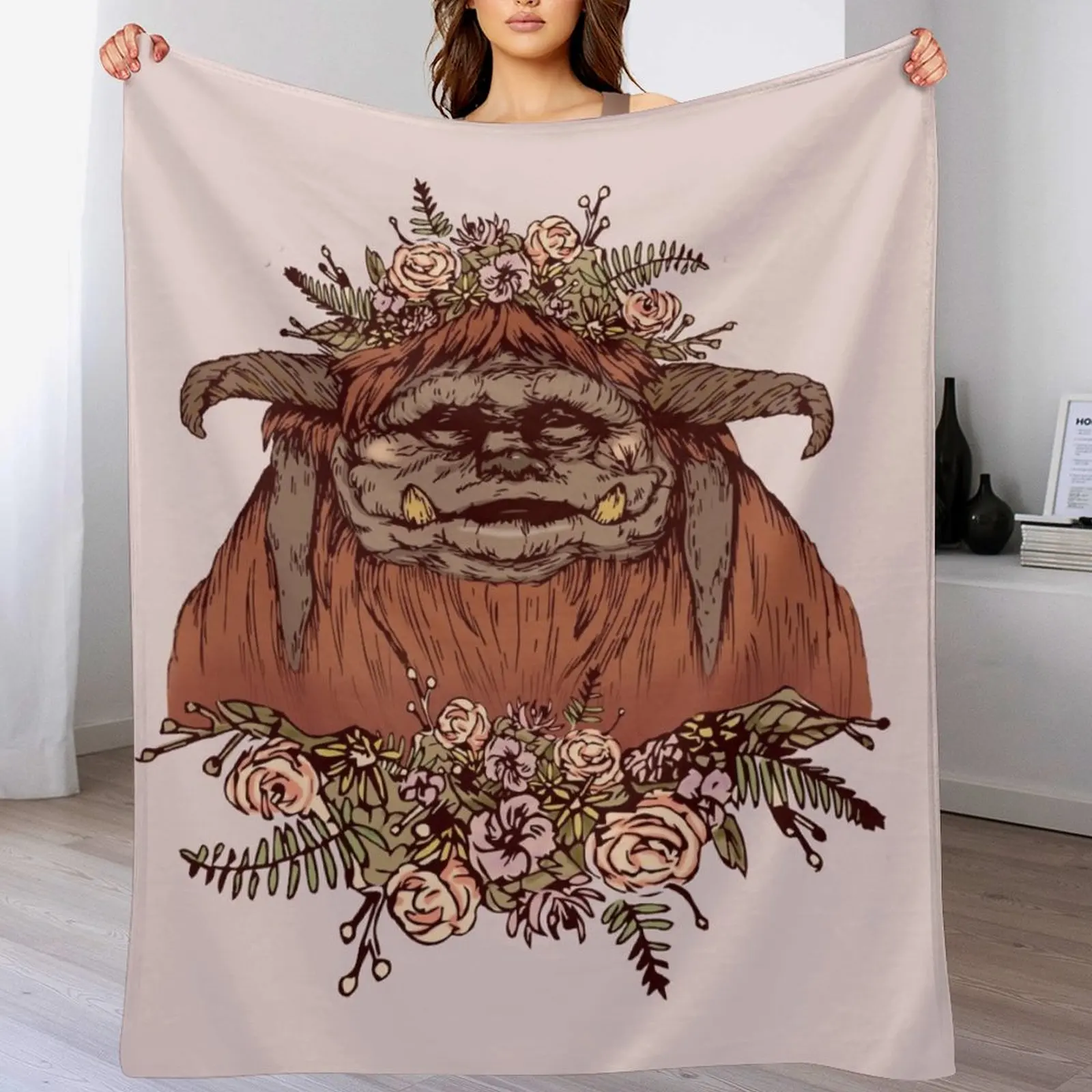 Одеяло с цветочной короной Ludo косплей аниме мягкие плюшевые клетчатые большие