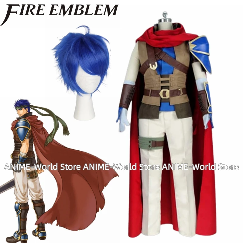Игра Fire Emblem: Radiant Dawn Ike Cos Хэллоуин Косплей Костюм На Заказ Любой Размер Парик