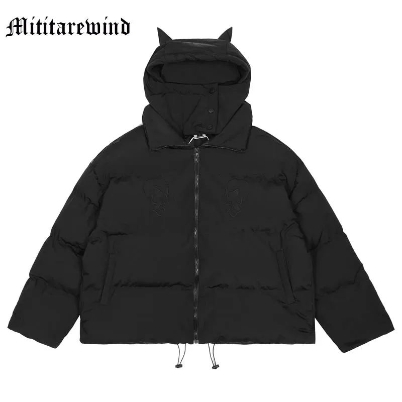 

Парка мужская зимняя с капюшоном в стиле хип-хоп