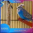 Кормушка для птиц из нержавеющей стали, держатель для окуня, фруктов, овощей, пса, контейнер, игрушка для птиц