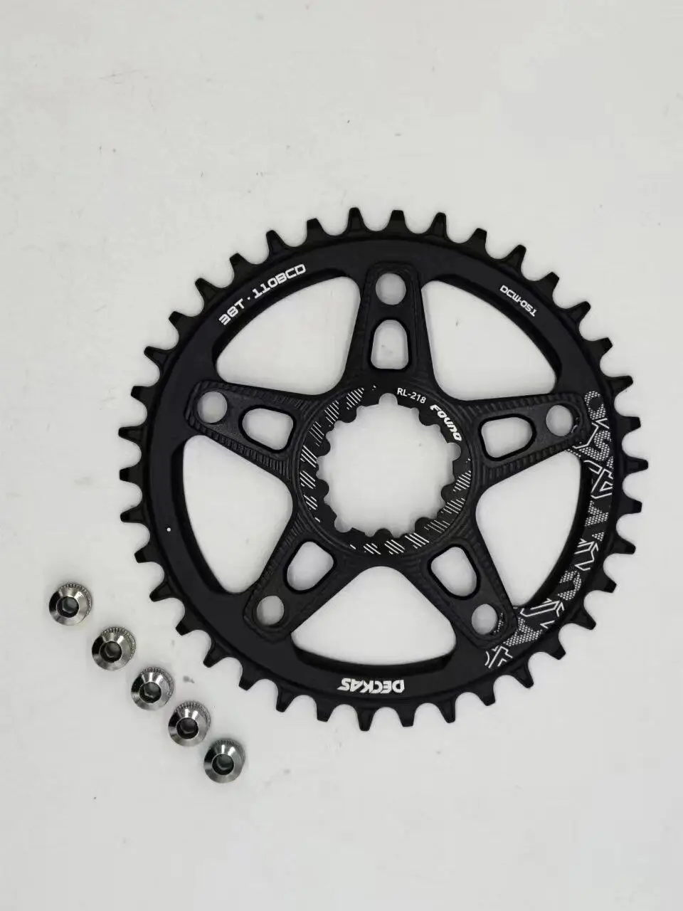 FOVNO DECKAS 110BCD Дорожный складной велосипед с тремя прямыми креплениями Plus Platter 36T-52T