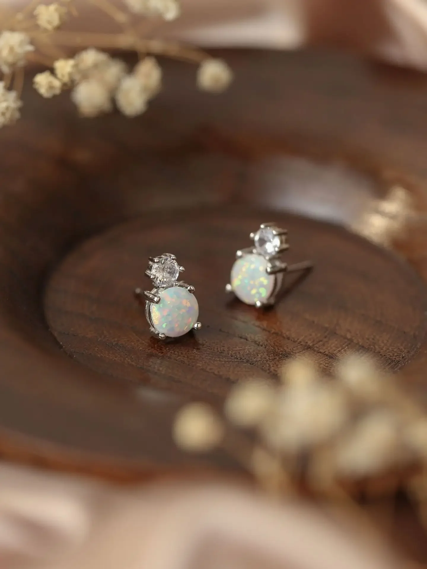 Популярные серьги-гвоздики из чистого серебра S925 пробы круглые серьги с