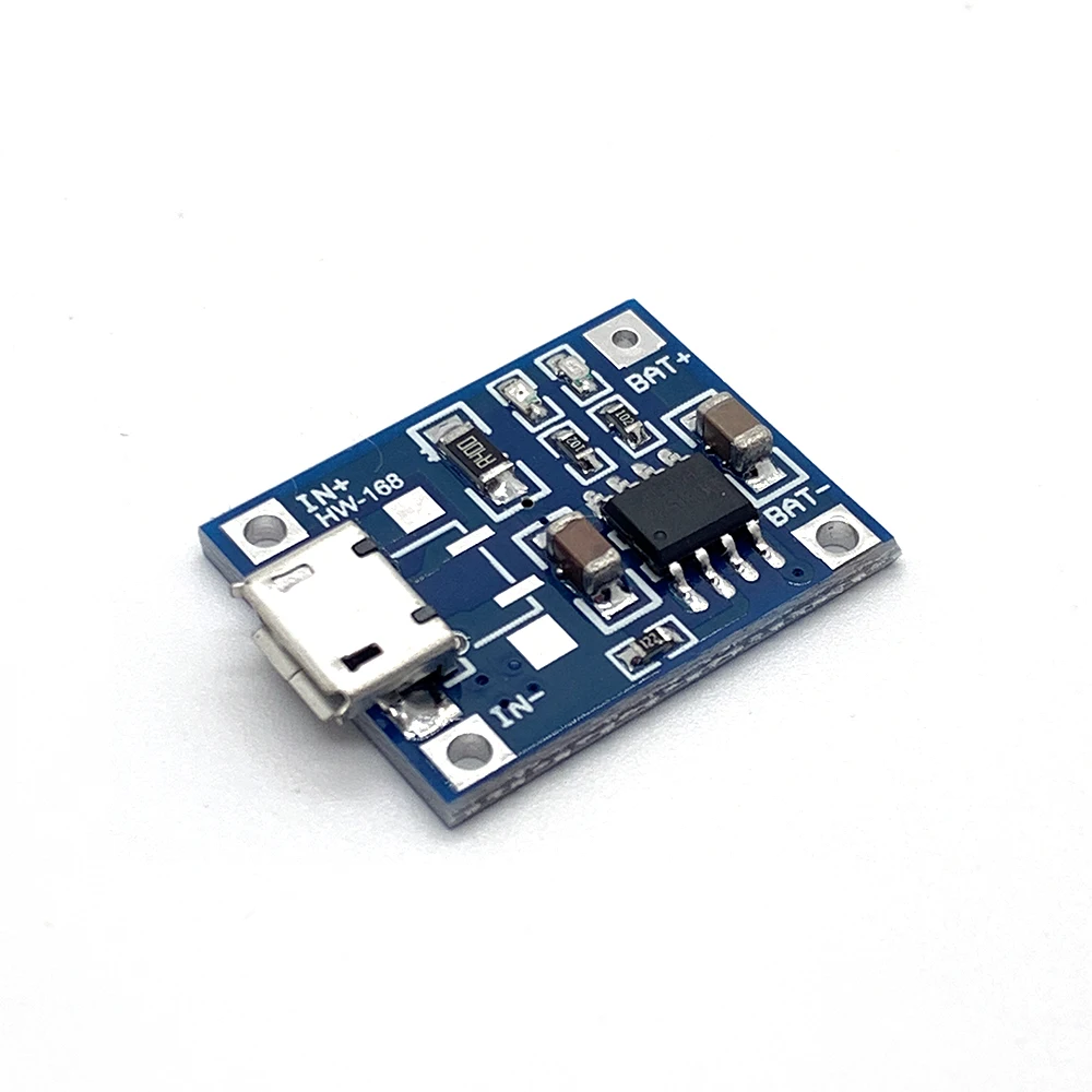 

2Pcs/lot Tp4056 1a Charging Board 18650 Lithium Battery Protection Integrated Usb Micro Interface Overcurrent Protection Module