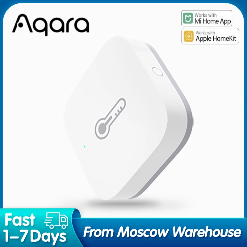 

Aqara Temperature Sensor Original Humidity Sensor ZigBee Remote Control Smart Home Work With Xiaomi Home app Mijia Hub Homekit