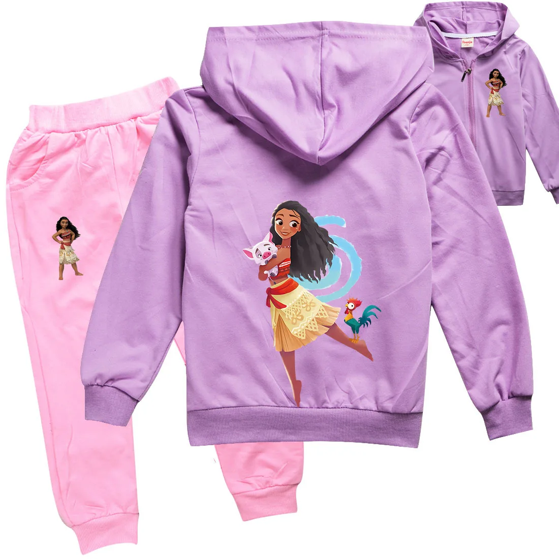 Комплект одежды Vaiana для девочек детский костюм приключений Моана повседневная