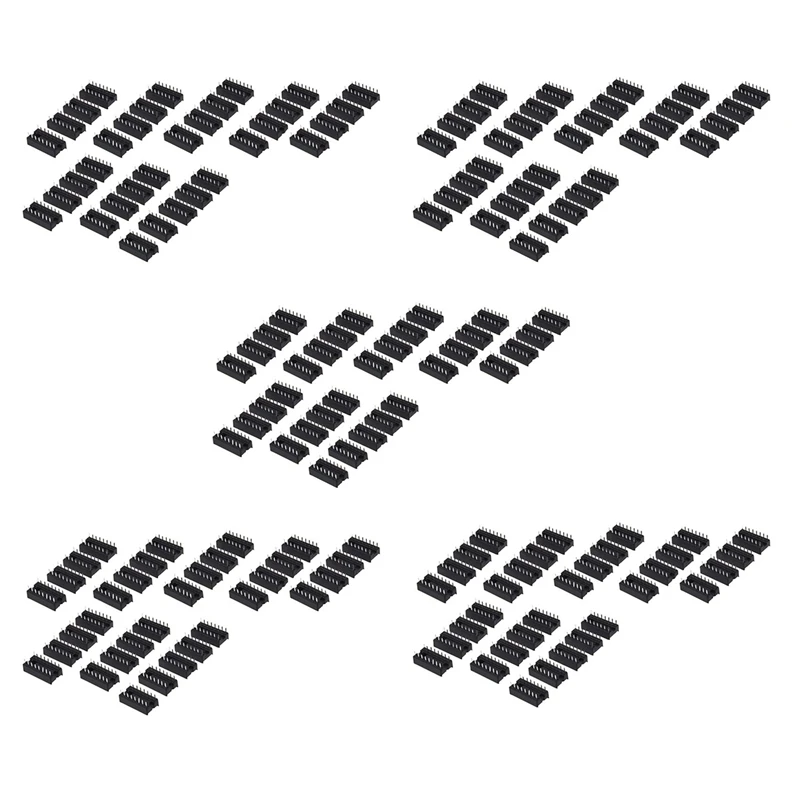 

150 Pcs 16 Pin 2.54Mm DIP IC Socket Solder Type Adaptors