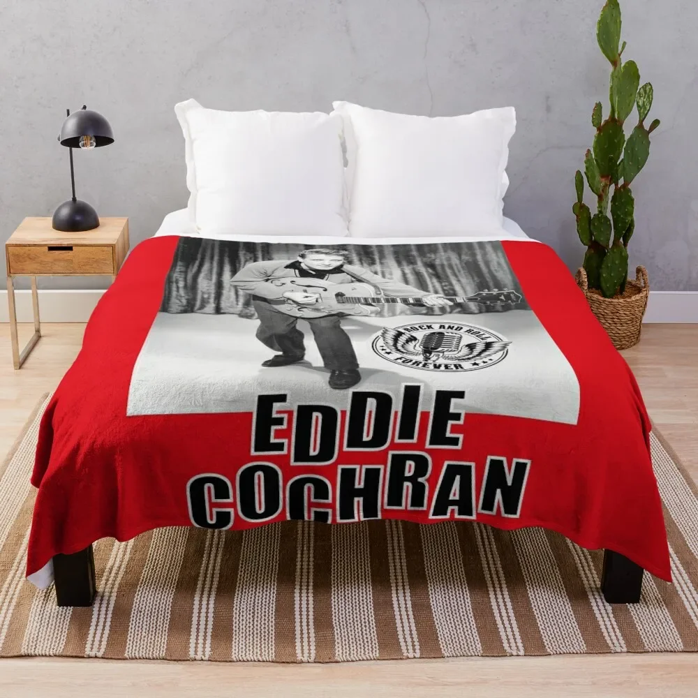 Одеяло Eddie Cochran для кемпинга пикника дивана одеяла