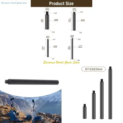 Алюминиевый удлинитель для штатива A3PD 1/4"