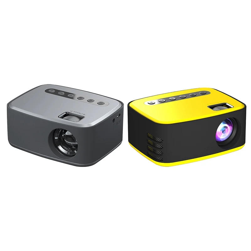 

Проектор T20, 400 люмен, 1080P, портативный домашний проектор для родителей и детей, Мини светодиодный телевизор