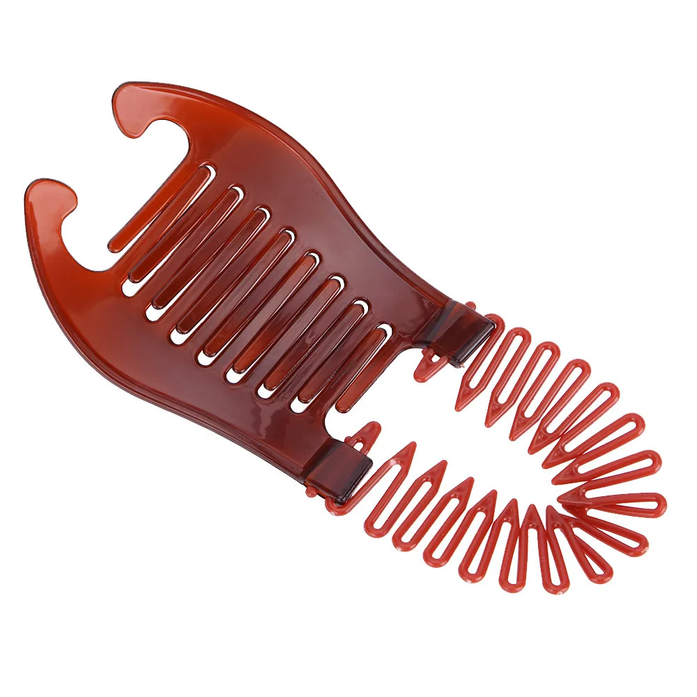 Side Comb Plastic Braided Hair Comb Hair Styling Tools Hair Products Headwear